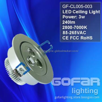 3w LED Ceiling Light LED  with CE/RoHS/FCC